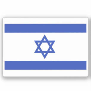 Flagge Israels Aufkleber