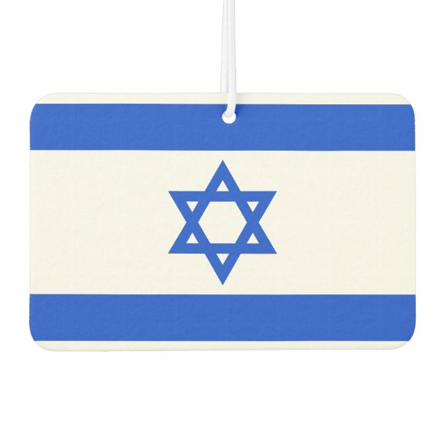 Flagge Israels Autolufterfrischer (Vorderseite)