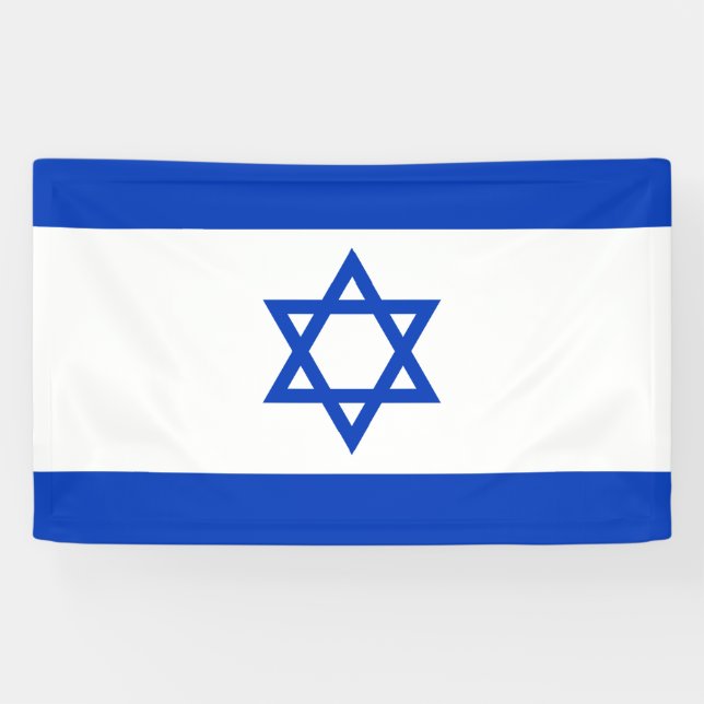 Flagge Israels Banner (Horizontal)