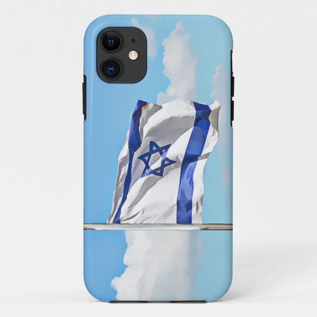 Flagge Israels Case-Mate iPhone Hülle (Rückseite)