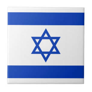 Flagge Israels Fliese
