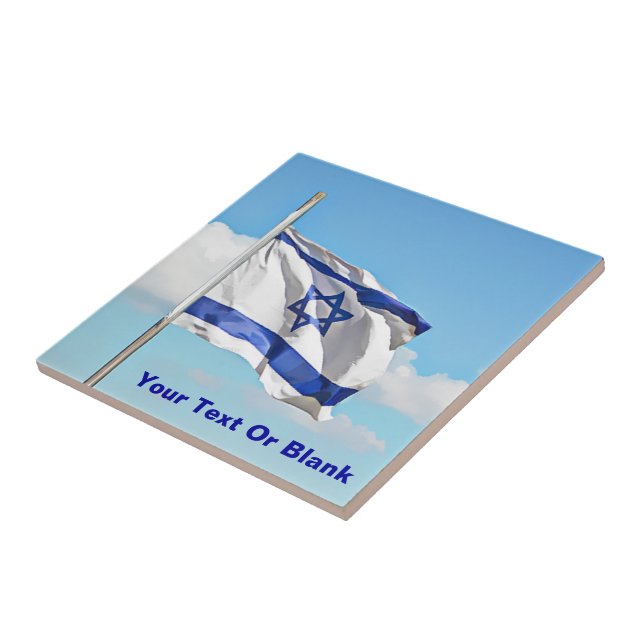 Flagge Israels Fliese (Seite)