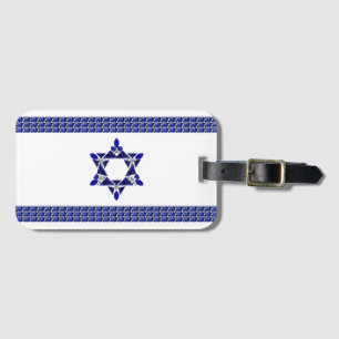 Flagge Israels Gepäckanhänger