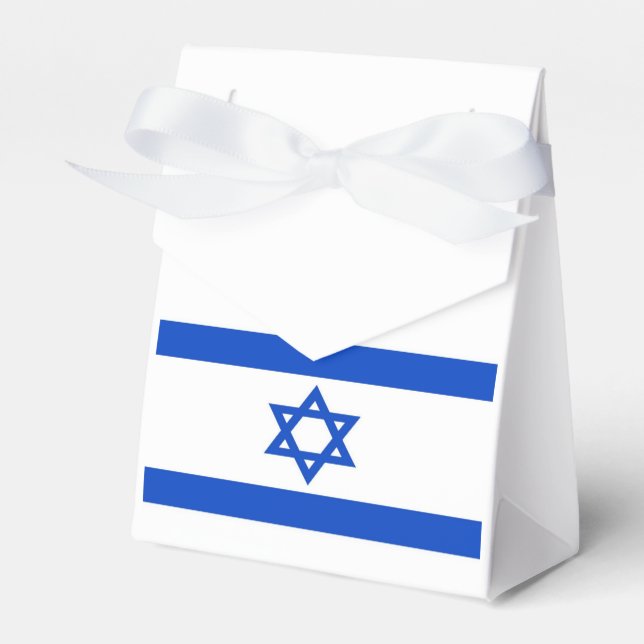 Flagge Israels Geschenkschachtel (Vorderseite)