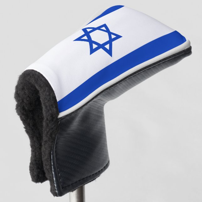 Flagge Israels Golf Headcover (3/4 Vorderseite)
