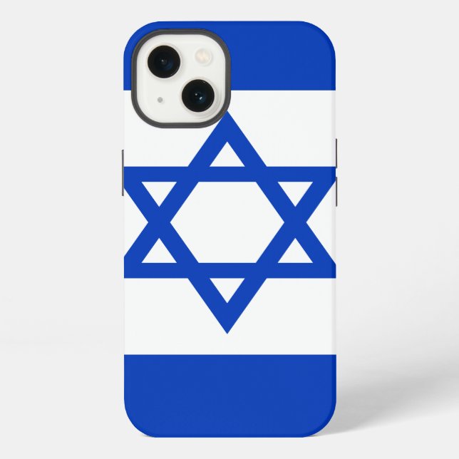 Flagge Israels iPhone Hülle (Rückseite)