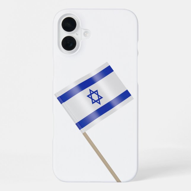 Flagge Israels iPhone Hülle (Rückseite)