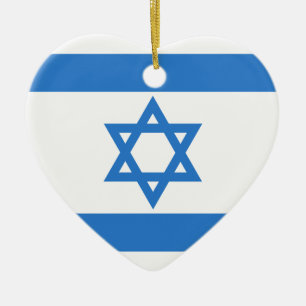 Flagge Israels Keramikornament