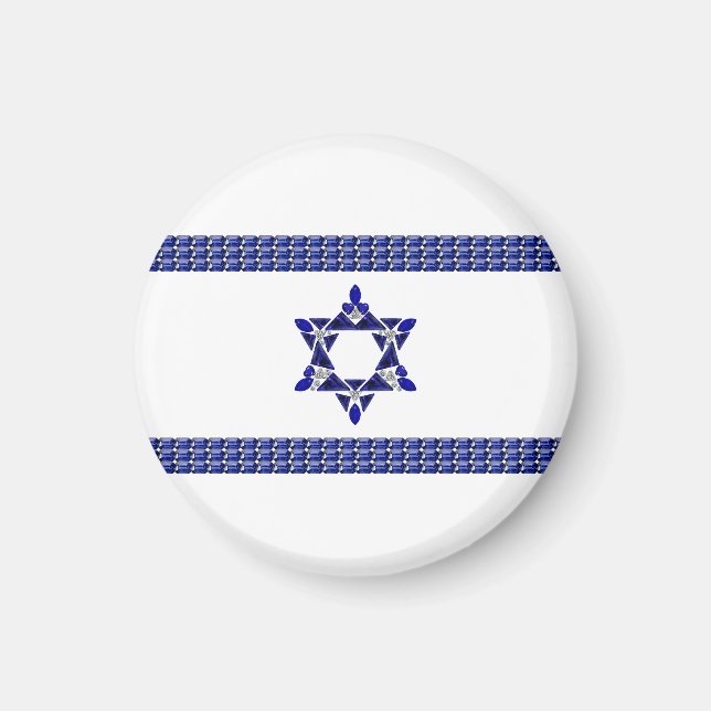 Flagge Israels Magnet (Vorne)