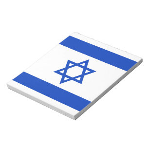 Flagge Israels Notizblock