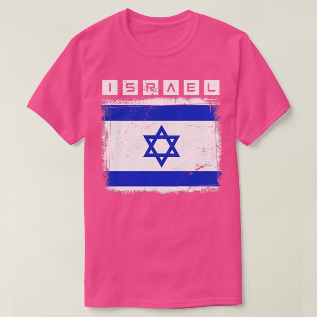 Flagge Israels T-Shirt (Design vorne)