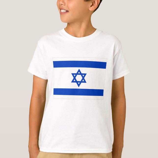 Flagge Israels T-Shirt (Vorderseite)