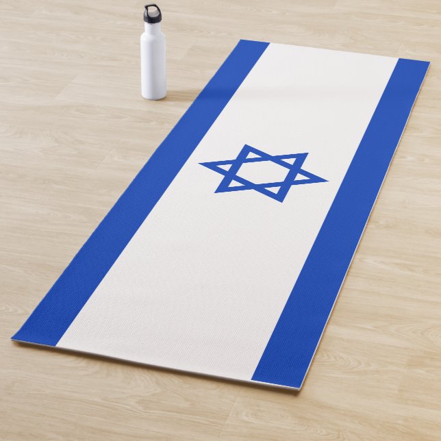 Flagge Israels Yogamatte (Beispiel)