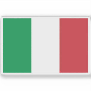 Flagge Italiens Aufkleber