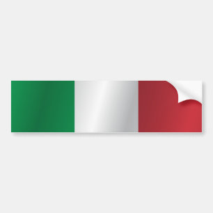 Flagge Italiens Autoaufkleber