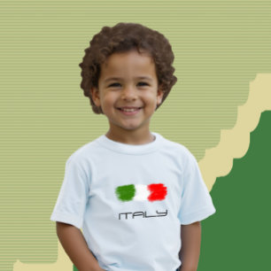 Flagge Italiens Baby T-shirt