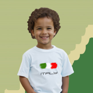 Flagge Italiens Baby T-shirt