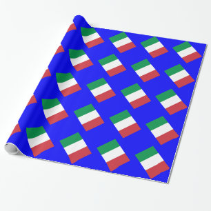Flagge Italiens Geschenkpapier