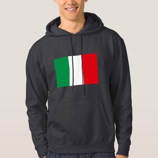 Flagge Italiens Hoodie (Vorderseite)
