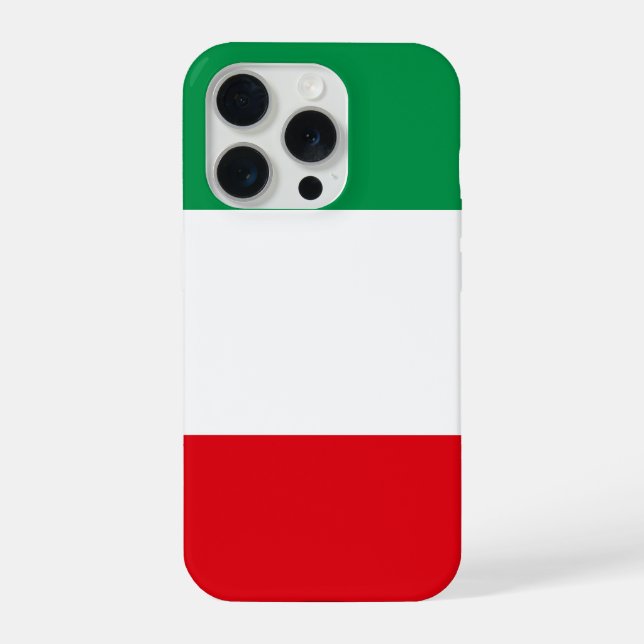 Flagge Italiens iPhone Hülle (Rückseite)