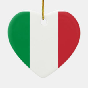 Flagge Italiens Keramik Ornament