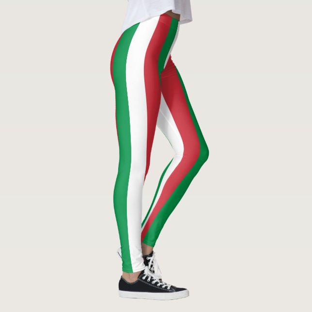 Flagge Italiens Leggings (Rechts)