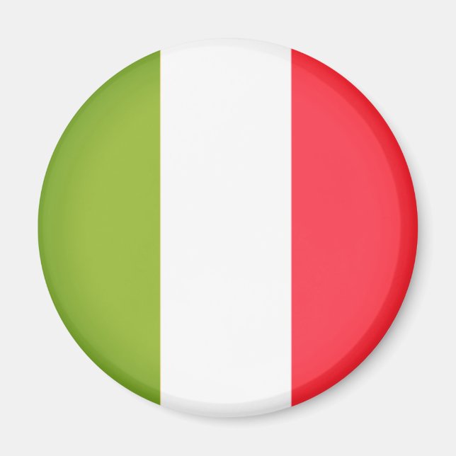 Flagge Italiens Magnet (Vorne)