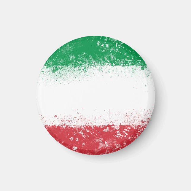 Flagge Italiens Magnet (Vorne)