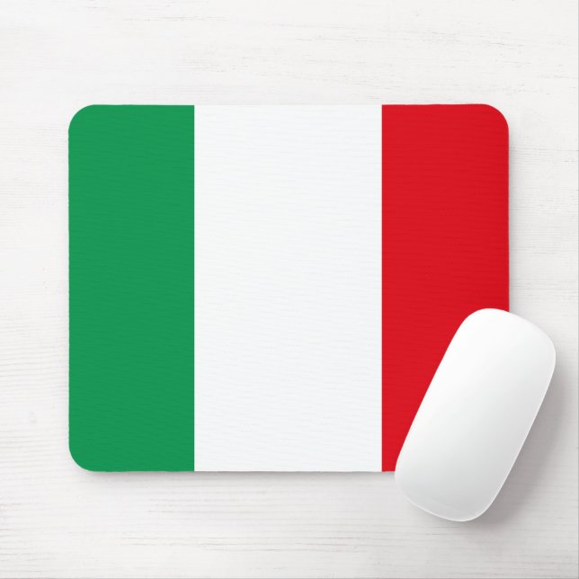 Flagge Italiens Mousepad (Mit Mouse)