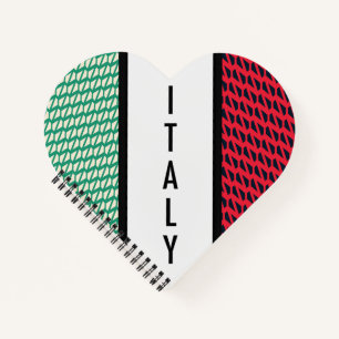 Flagge Italiens Notizbuch