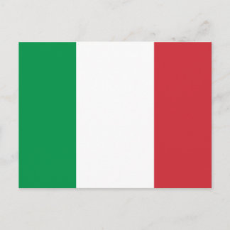 Flagge Italiens Postkarte