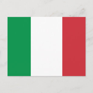 Flagge Italiens Postkarte