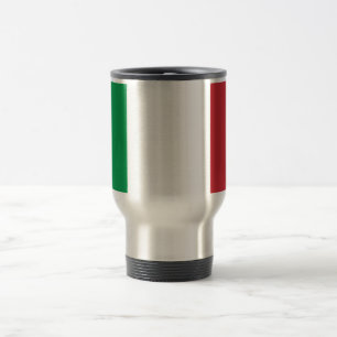 Flagge Italiens - Reise/Tasse Reisebecher