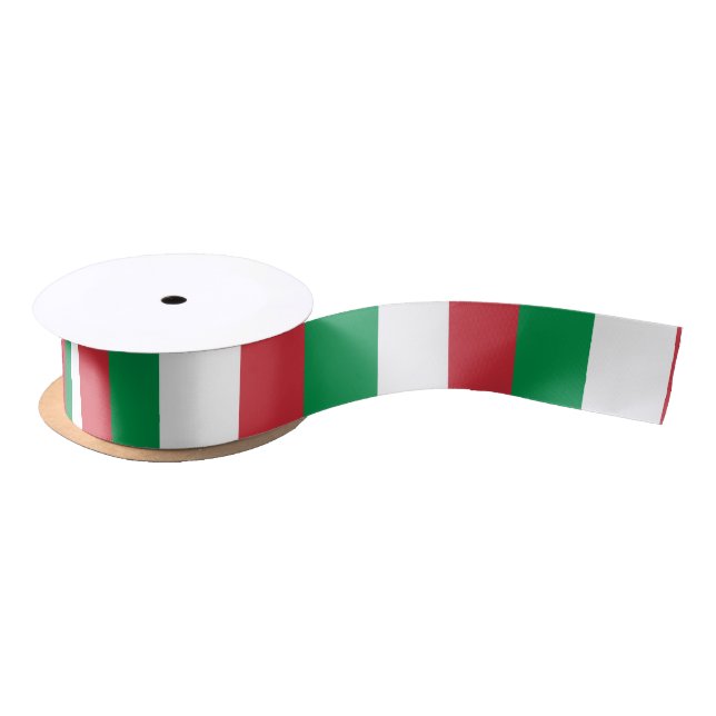 Flagge Italiens Satinband (Spule)