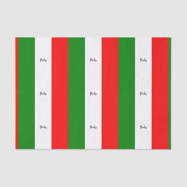 Flagge Italiens Seidenpapier (Vorderseite)