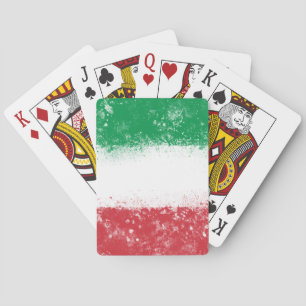 Flagge Italiens Spielkarten