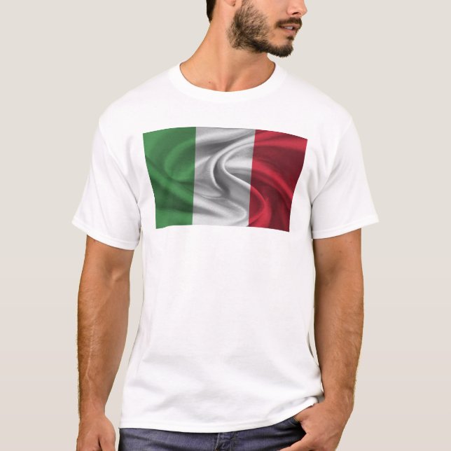 Flagge Italiens T-Shirt (Vorderseite)
