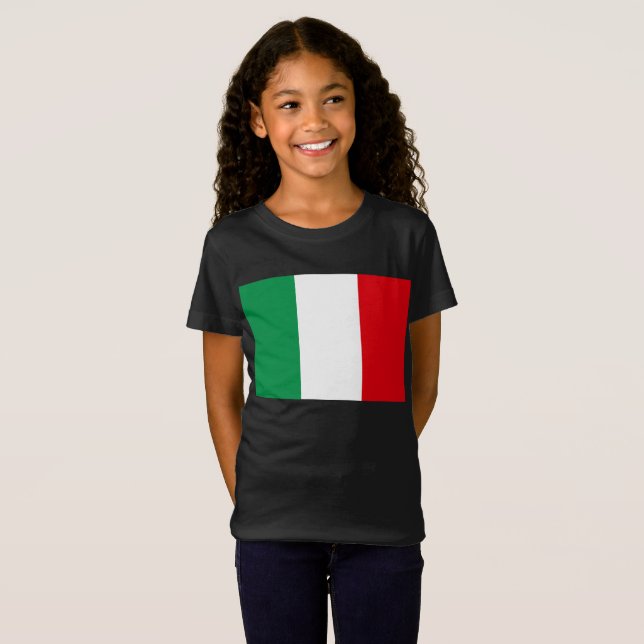 Flagge Italiens T-Shirt (Vorne ganz)