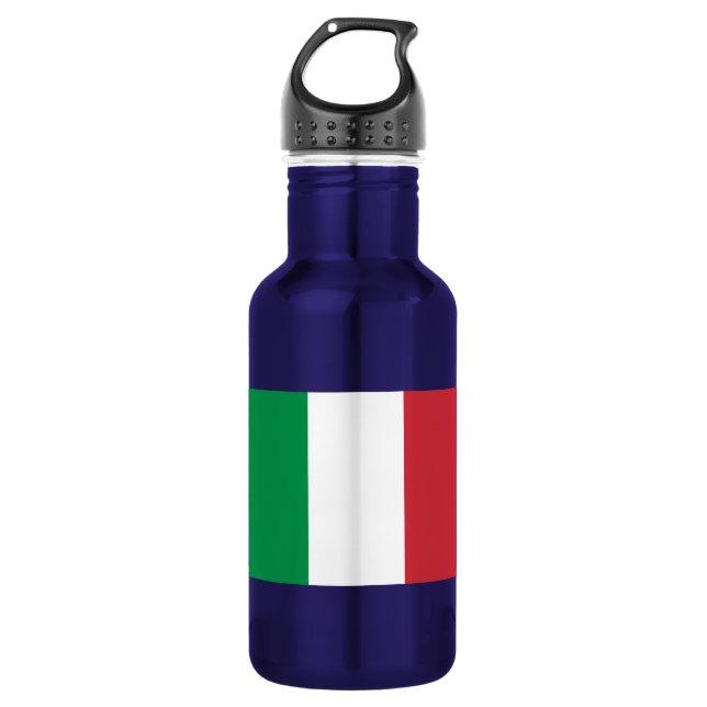 Flagge Italiens Trinkflasche (Vorderseite)