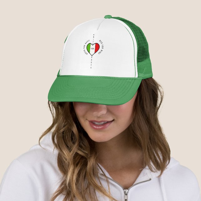 Flagge Italiens Truckerkappe (Beispiel)