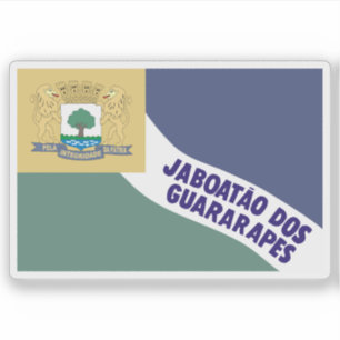 Flagge Jaboatão dos Guarapes, Brasilien Aufkleber