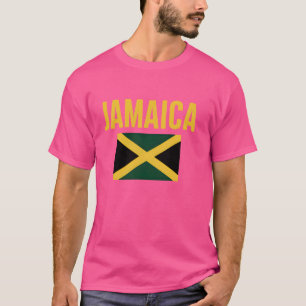 Flagge Jamaika Cool Jamaika Flaggen Jamaika Indepe T-Shirt