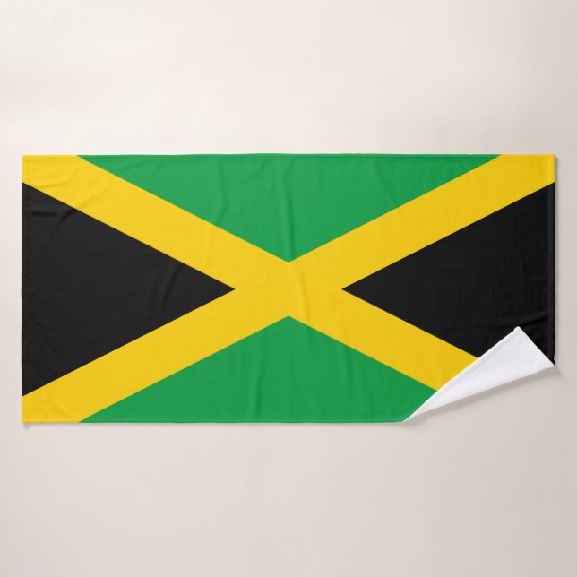 Flagge Jamaikas Badehandtuch (Badehandtuch)