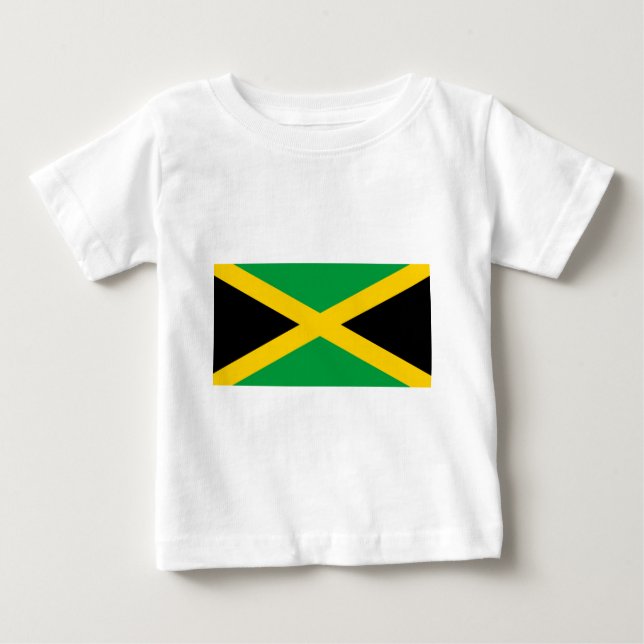 Flagge Jamaikas - jamaikanische Flagge Baby T-shirt (Vorderseite)
