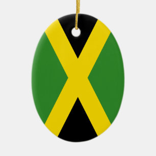 Flagge Jamaikas Keramikornament