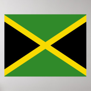 Flagge Jamaikas Poster
