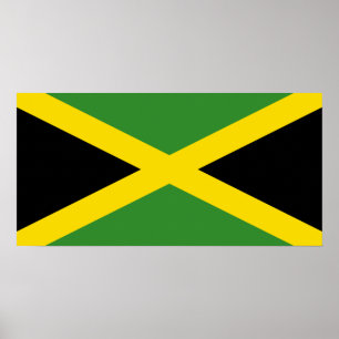 Flagge Jamaikas Poster