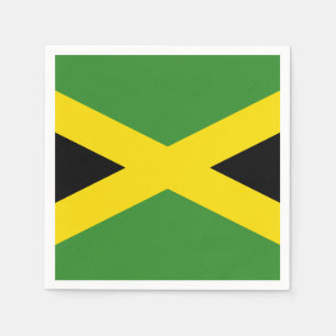 Flagge Jamaikas Serviette