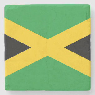 Flagge Jamaikas Steinuntersetzer