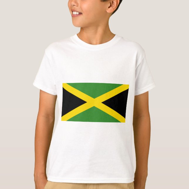 Flagge Jamaikas T-Shirt (Vorderseite)